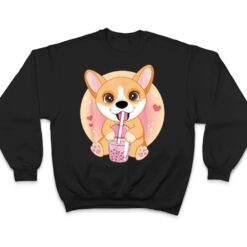 Kawaii Anime Corgi Lover Dog Boba Bubble Tea Cute Japanese T Shirt - Dream Art Europa