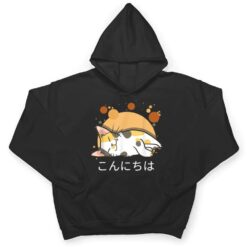 Kawaii Cat Anime Japanese Gift Official nager T Shirt - Dream Art Europa