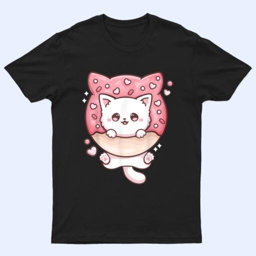 Kawaii Cat Donut Anime Lover Otaku T Shirt