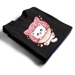 Kawaii Cat Donut Anime Lover Otaku T Shirt - Dream Art Europa