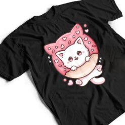 Kawaii Cat Donut Anime Lover Otaku T Shirt - Dream Art Europa