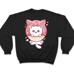 Kawaii Cat Donut Anime Lover Otaku T Shirt - Dream Art Europa