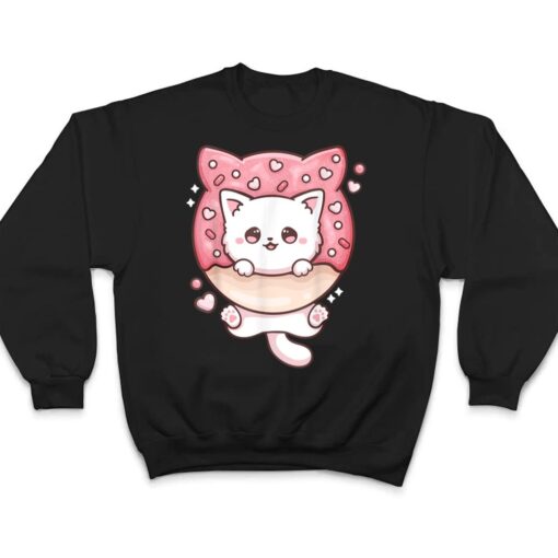 Kawaii Cat Donut Anime Lover Otaku T Shirt