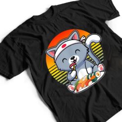 Kawaii Cat Otaku Japanese Sushi Gift Girls Official nager T Shirt - Dream Art Europa