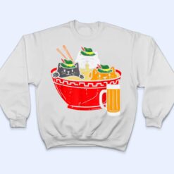 Kawaii Cats Ramen Glasses German Hat Oktoberfest Bavarian T Shirt - Dream Art Europa