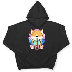 Kawaii Corgi Dog Bubble Tea Boba Anime Neko Japanese T Shirt - Dream Art Europa