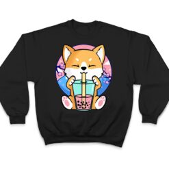 Kawaii Corgi Dog Bubble Tea Boba Anime Neko Japanese T Shirt - Dream Art Europa