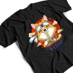 Kawaii Corgi Ramen Cute Japanese Dog Lover Manga Anime Gifts T Shirt - Dream Art Europa