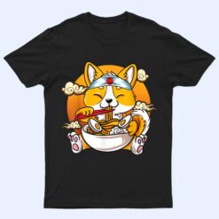 Kawaii Corgi Ramen Cute Japanese Manga Anime Gift Dog Lovers Ver 1 T Shirt