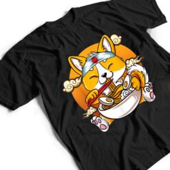 Kawaii Corgi Ramen Cute Japanese Manga Anime Gift Dog Lovers Ver 1 T Shirt - Dream Art Europa