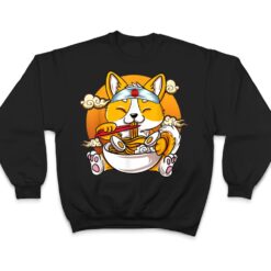 Kawaii Corgi Ramen Cute Japanese Manga Anime Gift Dog Lovers Ver 1 T Shirt - Dream Art Europa