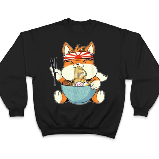 Kawaii Corgi Ramen Cute Japanese Manga Anime Gift Dog Lovers Ver 3 T Shirt