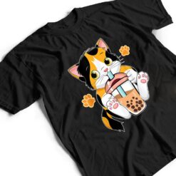 Kawaii Cute Cat Boba Tea Bubble Tea Anime Neko Japanese T Shirt - Dream Art Europa