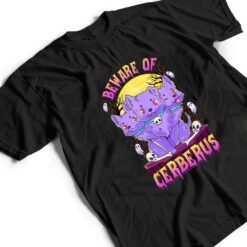 Kawaii Pastel Goth Cute Creepy 3-Headed Dog Funny Cerberus T Shirt - Dream Art Europa