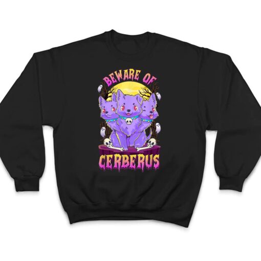 Kawaii Pastel Goth Cute Creepy 3-Headed Dog Funny Cerberus T Shirt