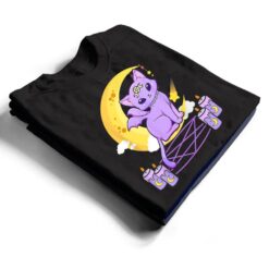 Kawaii Pastel Goth Cute Creepy Black Cat Pagan Kitty Occult T Shirt - Dream Art Europa