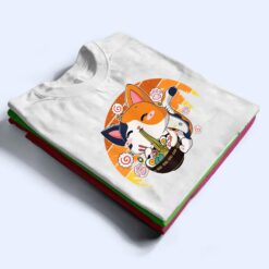 Kawaii Ramen Cat Anime Japanese Neko Noodle Funny Vintage T Shirt - Dream Art Europa