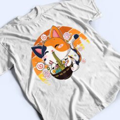 Kawaii Ramen Cat Anime Japanese Neko Noodle Funny Vintage T Shirt - Dream Art Europa