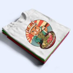 Kawaii Ramen Cat Japanese Neko Noodle Funny Vintage Anime T Shirt - Dream Art Europa