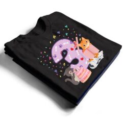 Kids 3rd Birthday Girl cute Cat outfit 3 years old bday party T Shirt - Dream Art Europa