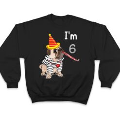 Kids 6 Year Old Gifts I'm 6th Birthday Boys Funny Pug Dog T Shirt - Dream Art Europa