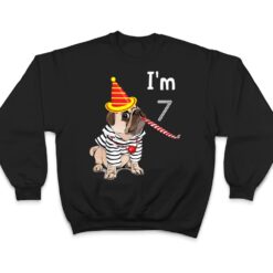 Kids 7 Year Old Gifts I'm 7th Birthday Boys Funny Pug Dog T Shirt - Dream Art Europa