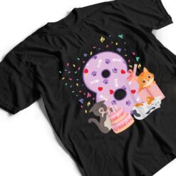 Kids 8th Birthday Girl cute Cat outfit 8 years old bday party T Shirt - Dream Art Europa