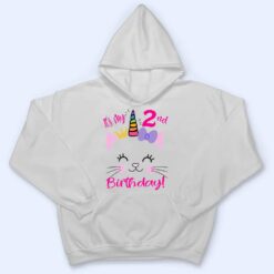 Kids It's My 2nd Birthday Shirt Girl Kitty Cat theme (2 year old) Premium T Shirt - Dream Art Europa