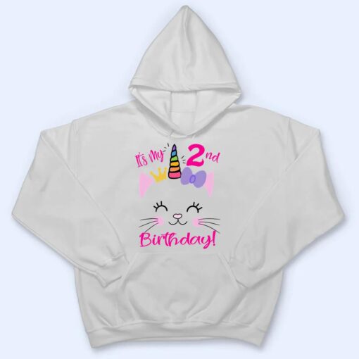 Kids It's My 2nd Birthday Shirt Girl Kitty Cat theme (2 year old) Premium T Shirt