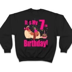 Kids it's my 7th birthday dog puppy lover (girl) 7 years old T Shirt - Dream Art Europa