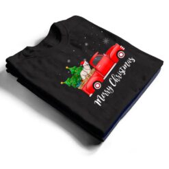 Kuvasz Dog Riding Red Truck Christmas Tree Xmas Dog Lover T Shirt - Dream Art Europa