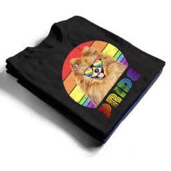 LGBTQ Pomeranian Dog Rainbow Gay Pride T Shirt - Dream Art Europa