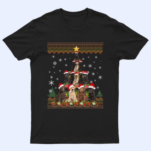 Labrador Dog Christmas Lights  Christmas T Shirt