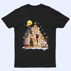 Labrador Dog Lover Matching Santa Christmas Tree T Shirt