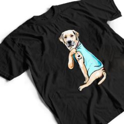 Labrador Dog Tattoo I Love Dad Father's Day Lover T Shirt - Dream Art Europa