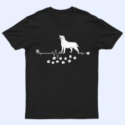 Labrador Retriever Dog Heartbeat Gift Dogs Breed T Shirt