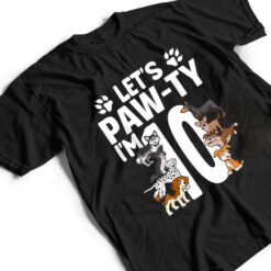 Lets Pawty I'm 10 Puppy Dog 10th Birthday Party Dogs Lovers T Shirt - Dream Art Europa