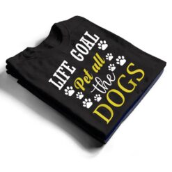 Life Goal Pet All The Dogs Footprint Contest T Shirt - Dream Art Europa