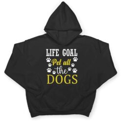 Life Goal Pet All The Dogs Footprint Contest T Shirt - Dream Art Europa