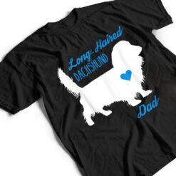 Long-Haired Dachshund Dad - Father's Day Wiener Dog T Shirt - Dream Art Europa