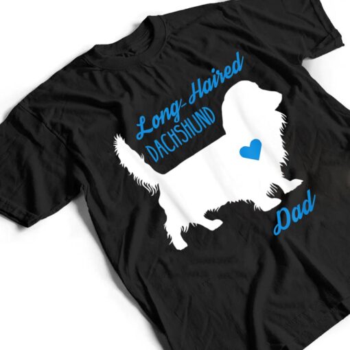 Long-Haired Dachshund Dad - Father's Day Wiener Dog T Shirt