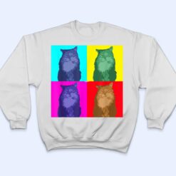 Maine Coon Cat Pop Art T Shirt - Dream Art Europa