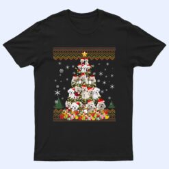 Maltese Dog Christmas Lights Christmas T Shirt