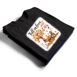 Maple Cat Leaf Fall Hello Autumn Bicycle T Shirt - Dream Art Europa