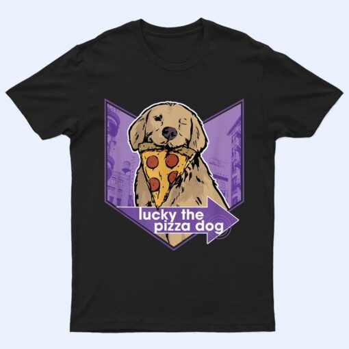 Marvel Hawkeye Disney Plus Lucky The Pizza Dog Chevron T Shirt