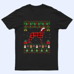 Matching Buffalo Plaid Ugly Weimaraner Dog Christmas Pajama T Shirt