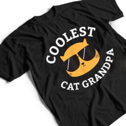 Mens Coolest Cat Grandpa T Shirt - Dream Art Europa