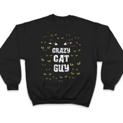 Mens Crazy Cat Guy & Cat Daddy T Shirt - Dream Art Europa