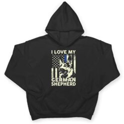 Mens I Love My Dogs German Shepherd Dog T Shirt - Dream Art Europa