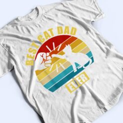 Mens Retro Vintage Best Cat Dad Ever Fist Bump T Shirt - Dream Art Europa